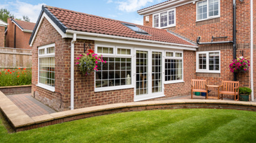 Modern Flat roof home extension