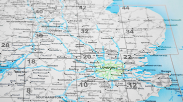 Map of the UK