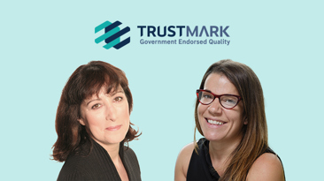 Liz Barclay and Louise Baxter MBE TrustMark Board